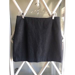 Banana Republic Dark Gray Wool Skirt